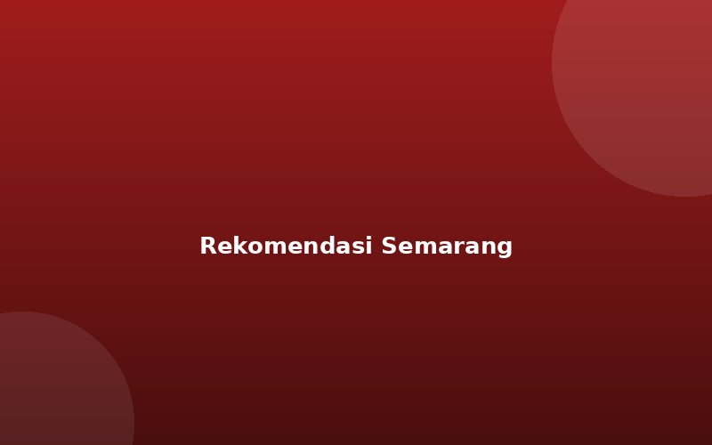 Rekomendasi Jasa Cuci Karpet Semarang untuk Rumah dan Kantor